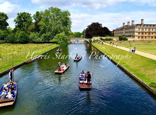 Cambridge, UK - Punting on the River Cam